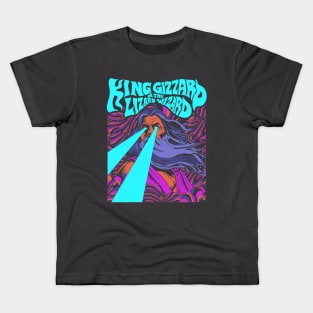 Psychedelic God King Gizzard & Lizard Wizard Kids T-Shirt